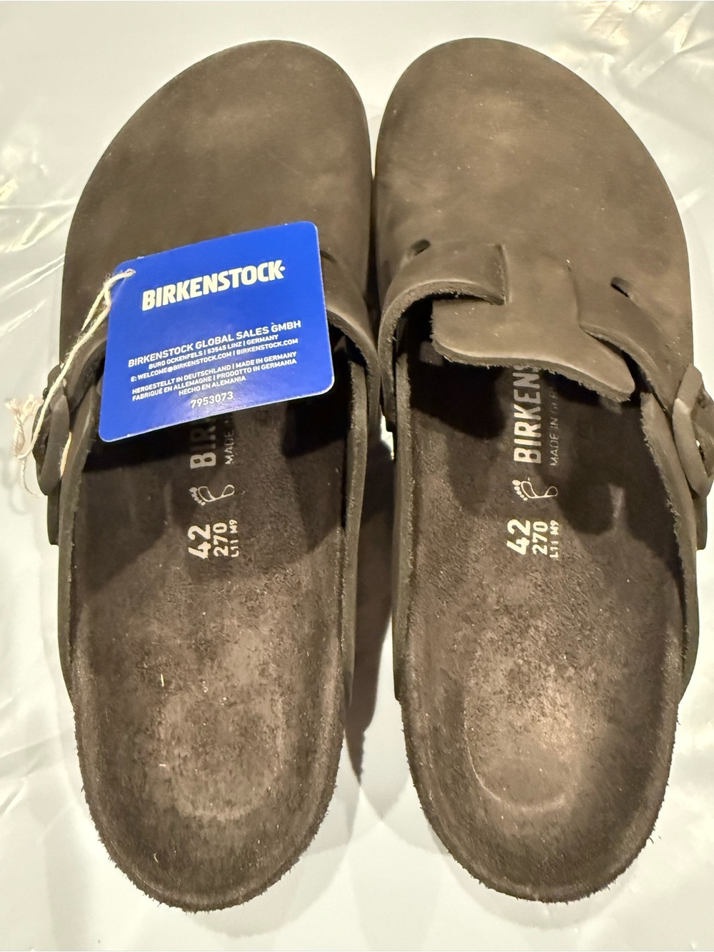 Birkenstock Boston  Clog in black size 42